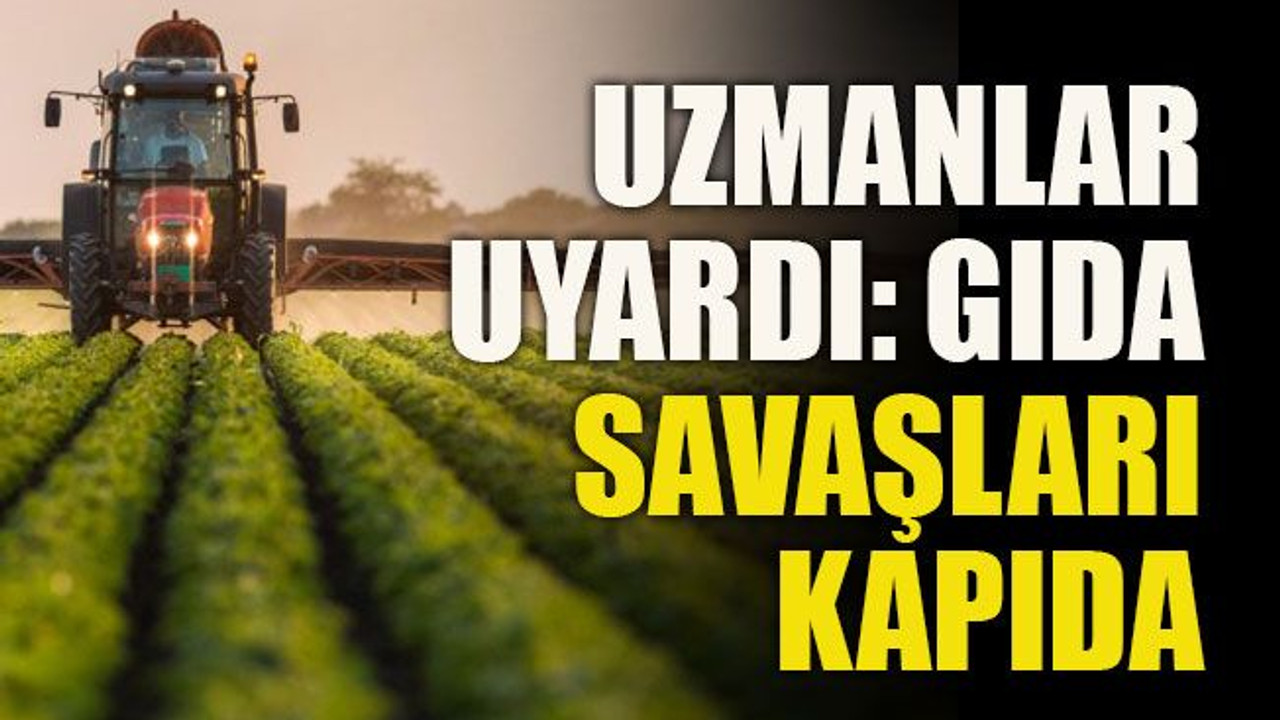 Uzmanlar uyardı: Gıda savaşları kapıda
