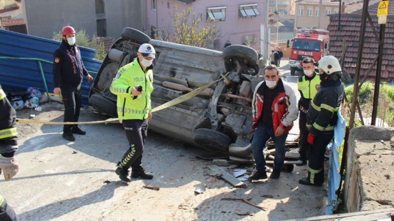 Bu araçtan burnu bile kanamadan çıktı!