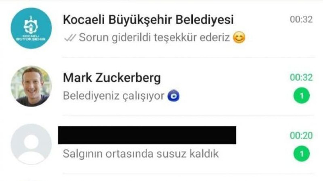 CHP Kocaeli’den büyükşehire Whatsapp cevabı