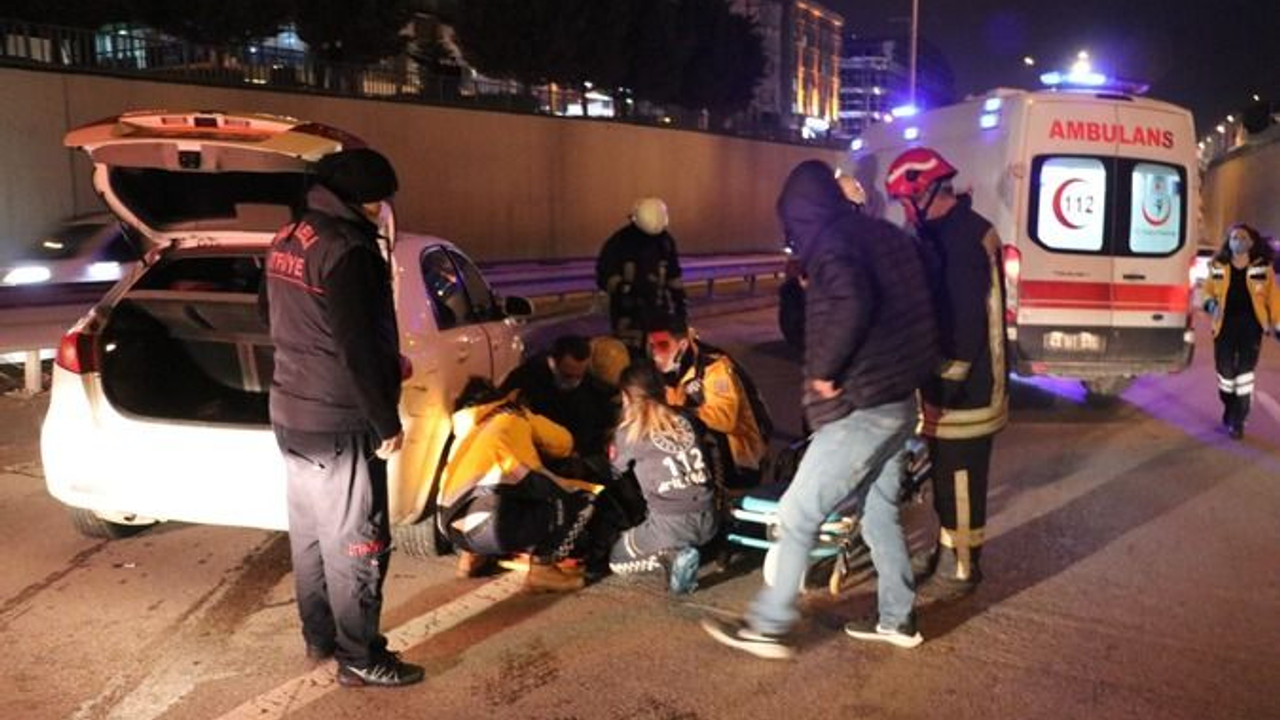 Yağış kaza getirdi… D-100’de çarpıştılar