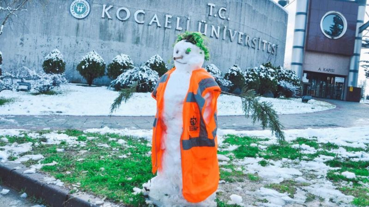 Büyükşehir tweet attı, Umuttepe'de kar geyikleri başladı!
