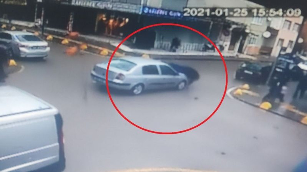 Motosiklet sürücüsü ölümden böyle döndü