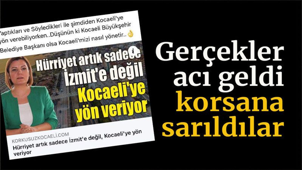 Gerçekler acı geldi korsana sarıldılar