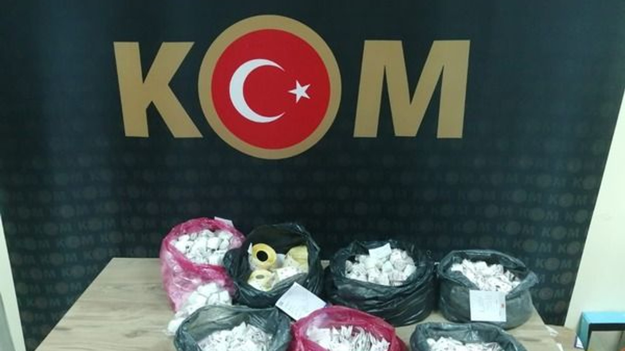 500 bin boş makaron ele geçirildi