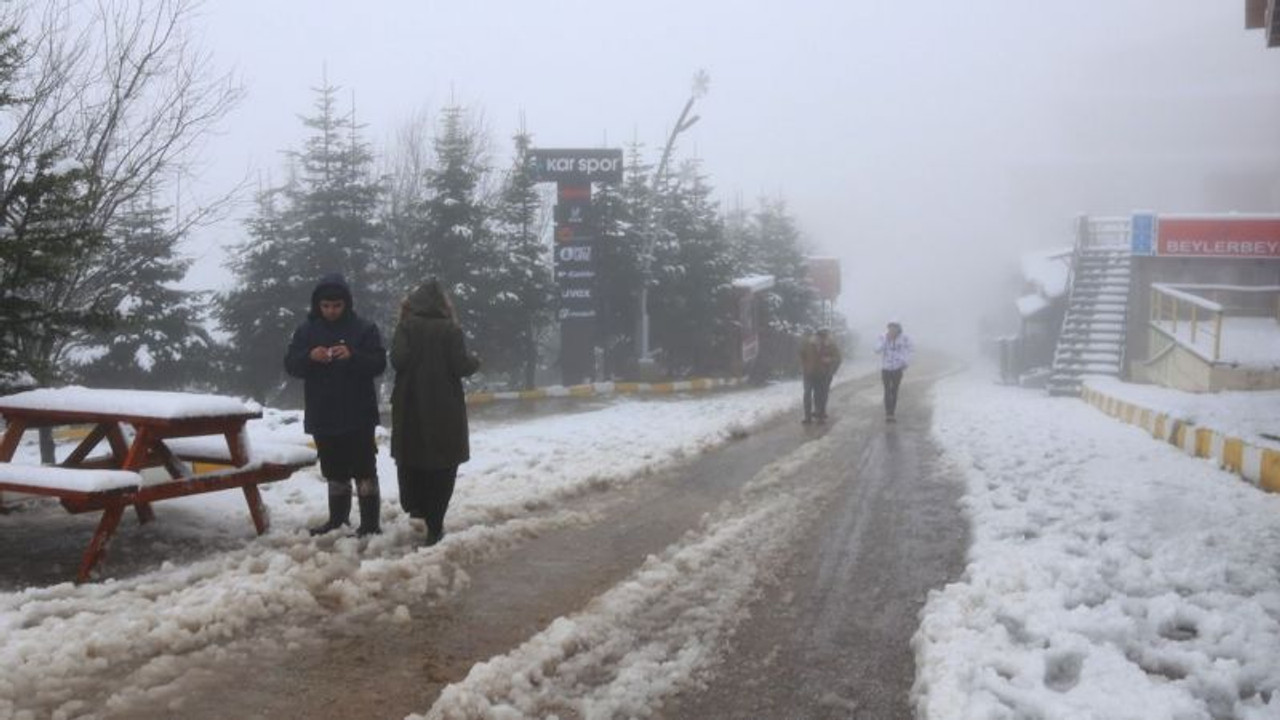 Hava bir anda soğudu kar kapımızda