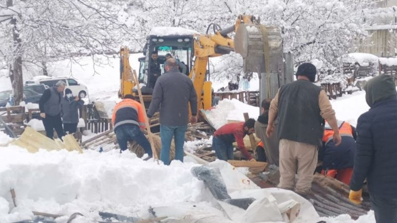 Hayvanları kurtarmak için zamanla yarıştılar