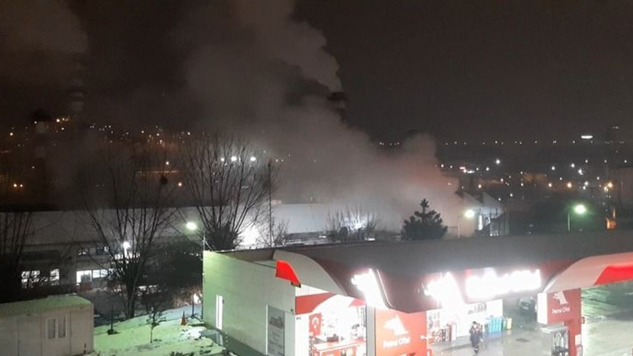 Kocaeli'de fabrika yangını