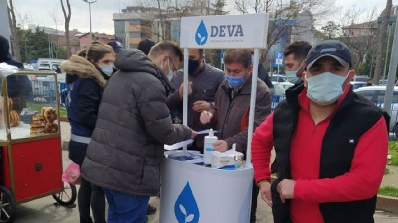 Virüsü AKP kongresi değil DEVA standı yayacakmış!