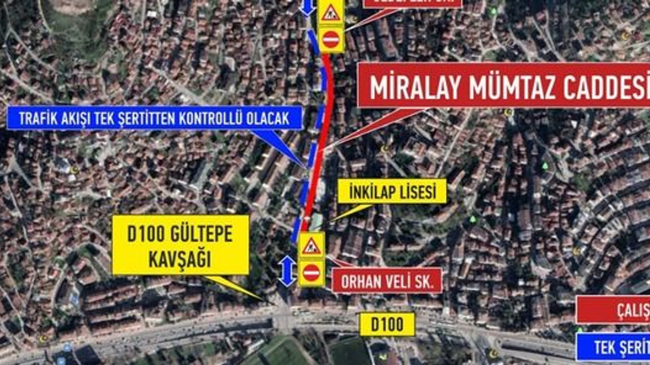 Dikkat! O caddede çalışma var