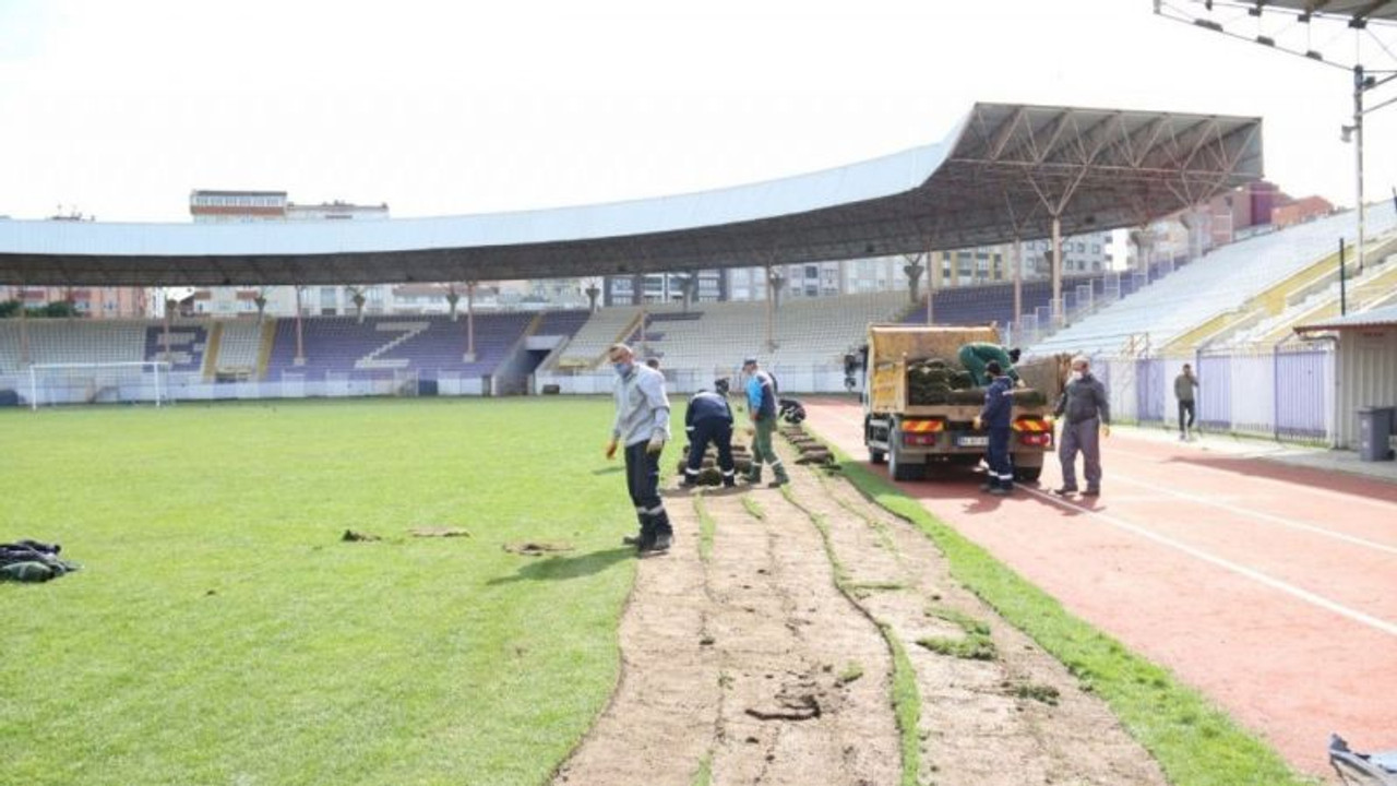Gebze Stadı’ndaki yenileme çalışmalarına başlandı