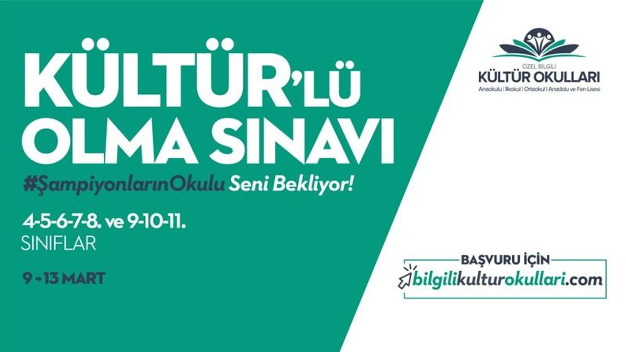 Kültür’lü Olmanın tam zamanı