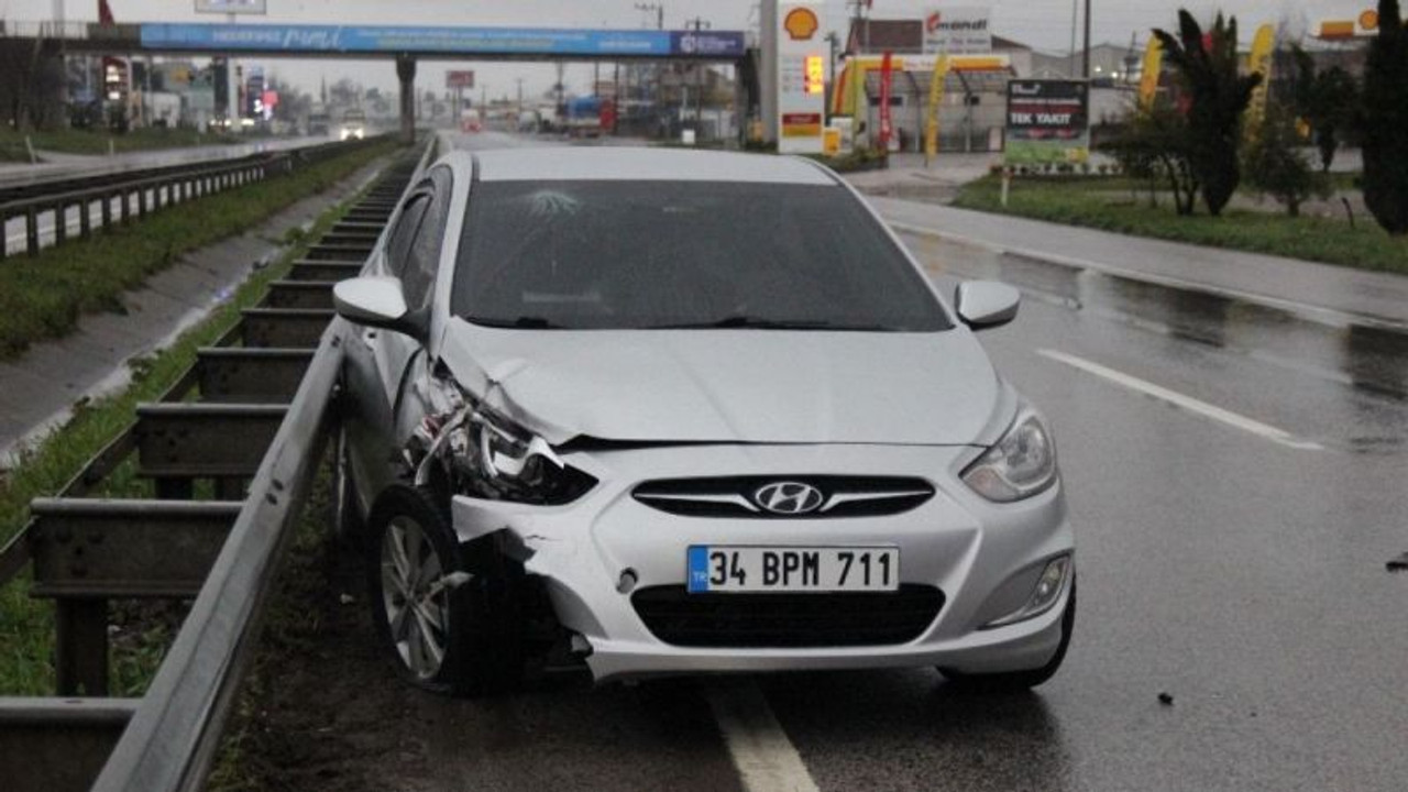 Alkollü direksiyona geçince kaza yaptı: 1 yaralı