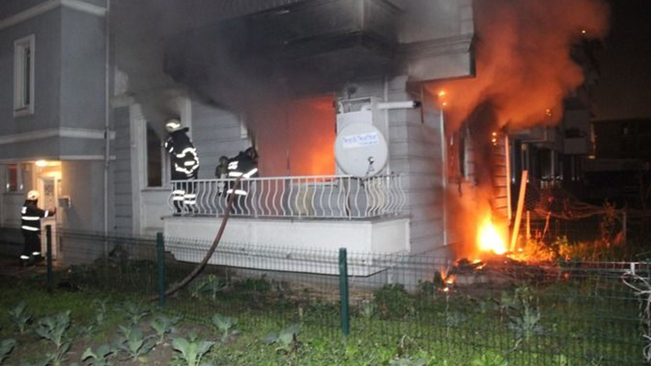Yanmamak için balkondan atladı