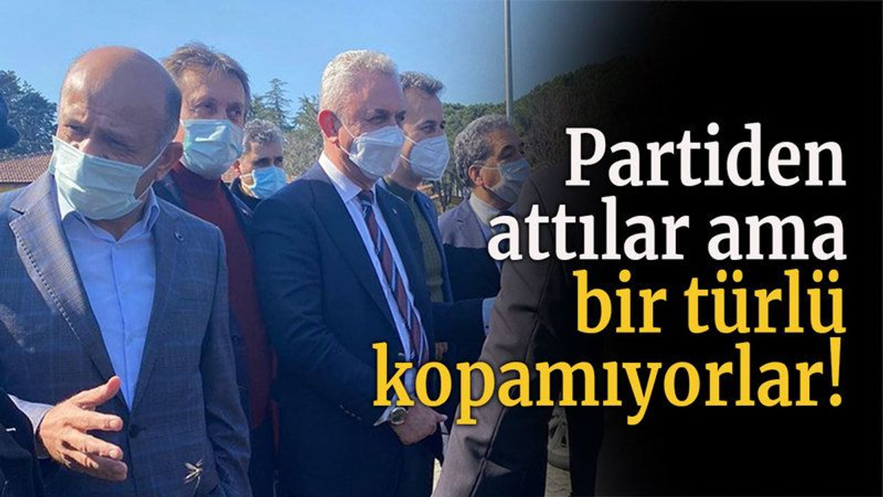 Partiden attılar ama bir türlü kopamıyorlar!