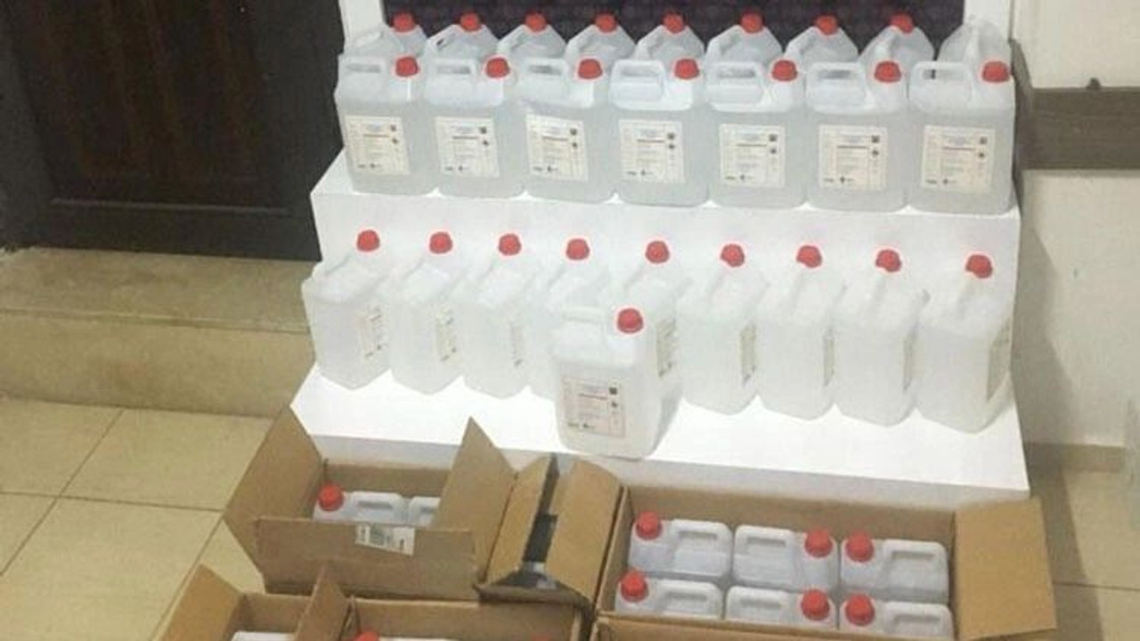 2500 litre etil alkol yakaladılar!