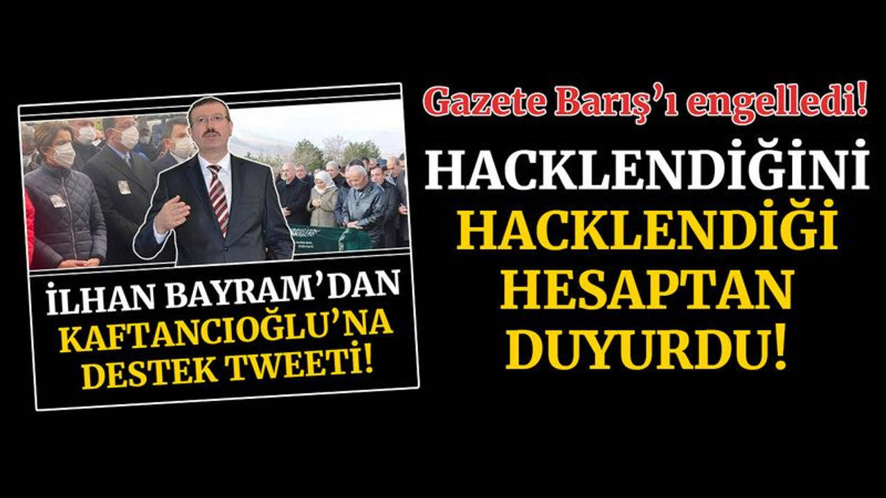 İlhan Bayram, hacklendiğini, hacklendiği hesaptan duyurdu!