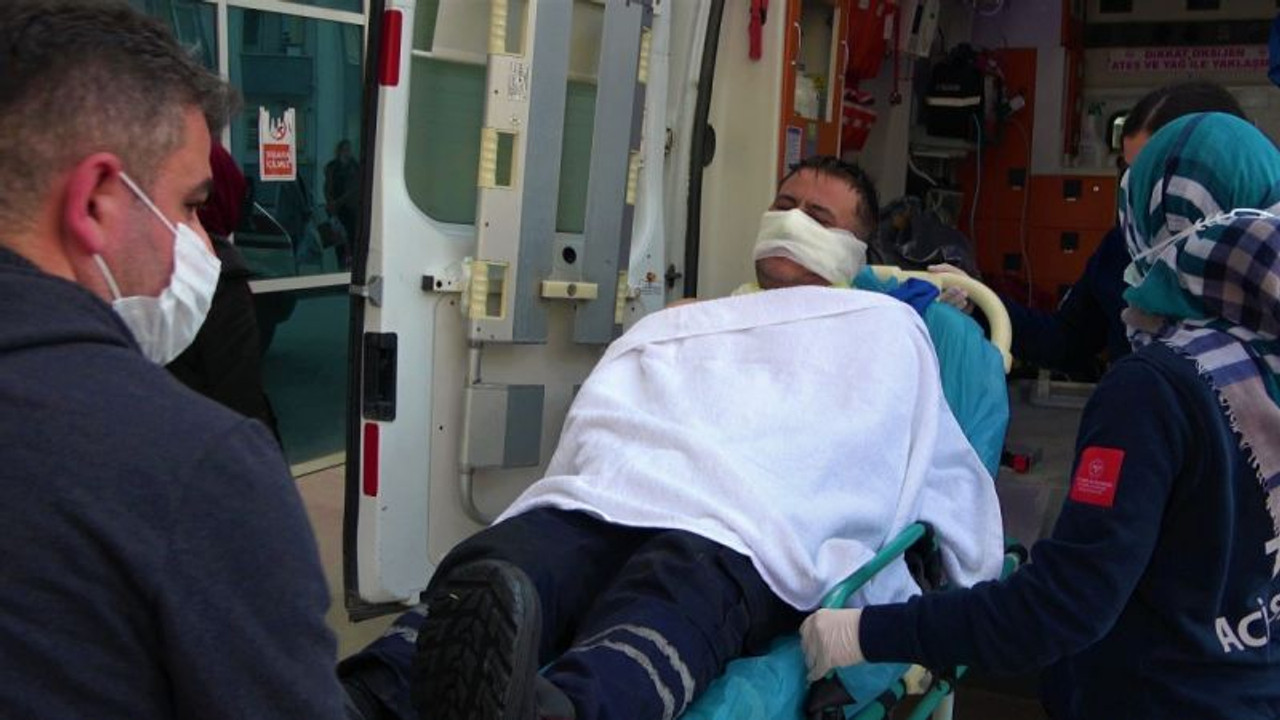 Hidrolik yağ kazanı patladı: 3 yaralı