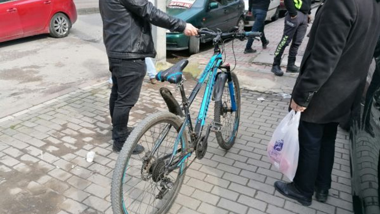 Kamyonete çarpan bisikletli yaralandı