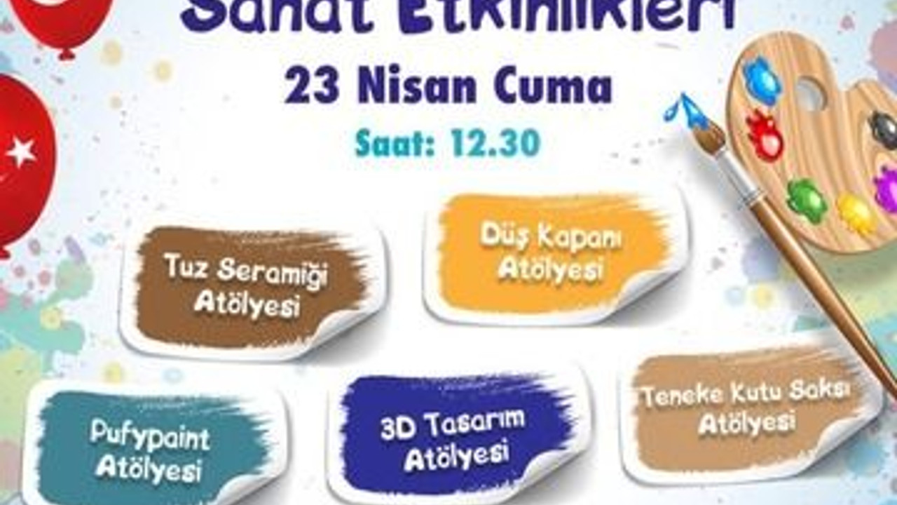 Nesibe Aydın’da 23 Nisan coşkusu