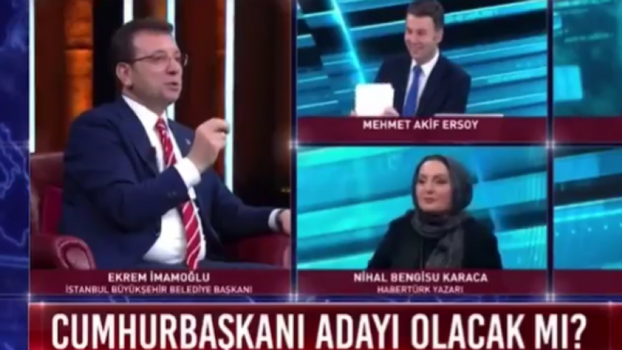 Ekrem İmamoğlu, Cumhurbaşkanı adaylığı sorusunda iki ismi işaret etti!