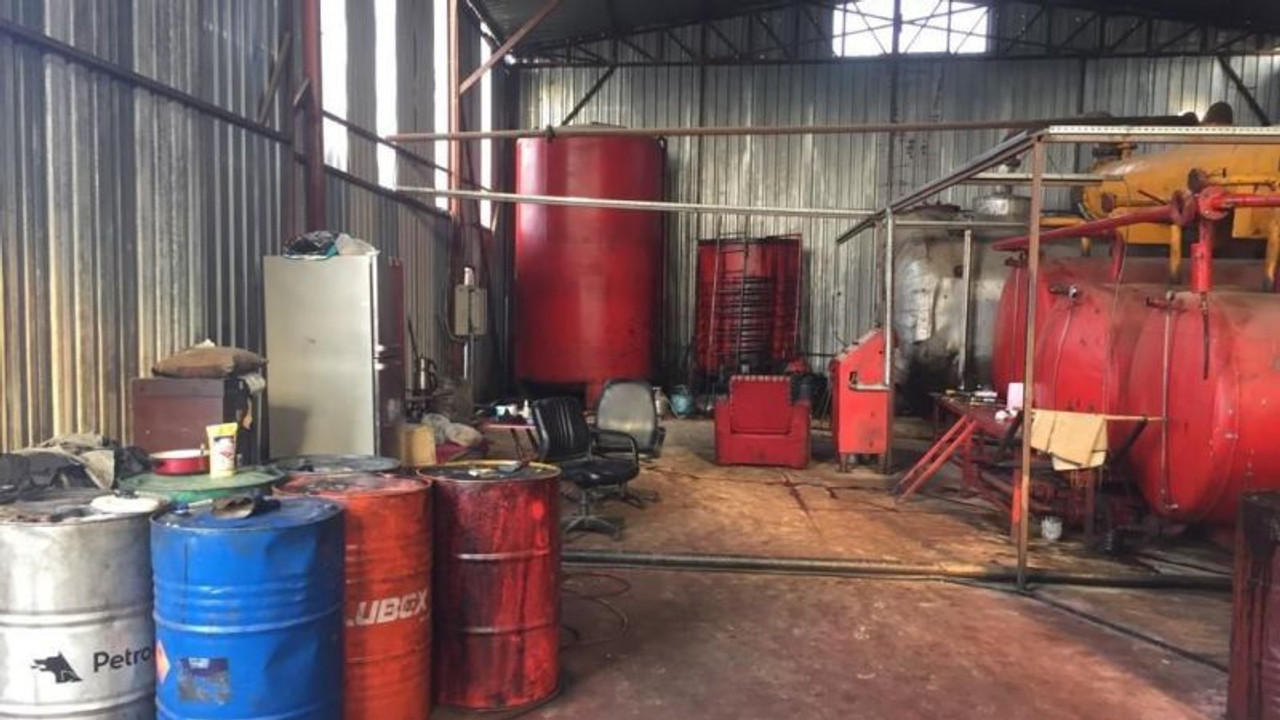 6 bin litre kaçak akaryakıt ele geçirildi