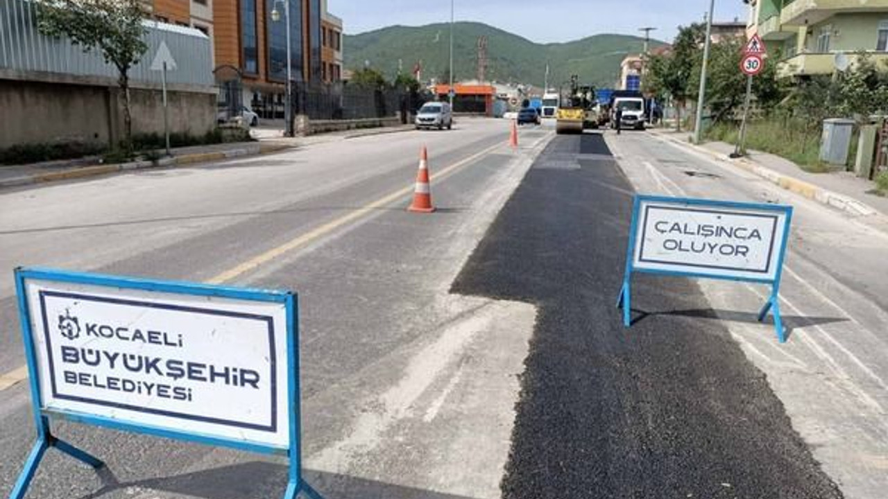 Kent genelinde yollar yenileniyor
