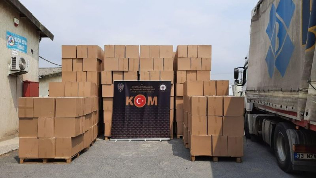 Tır ve depodan milyonlarca kaçak ürün çıktı