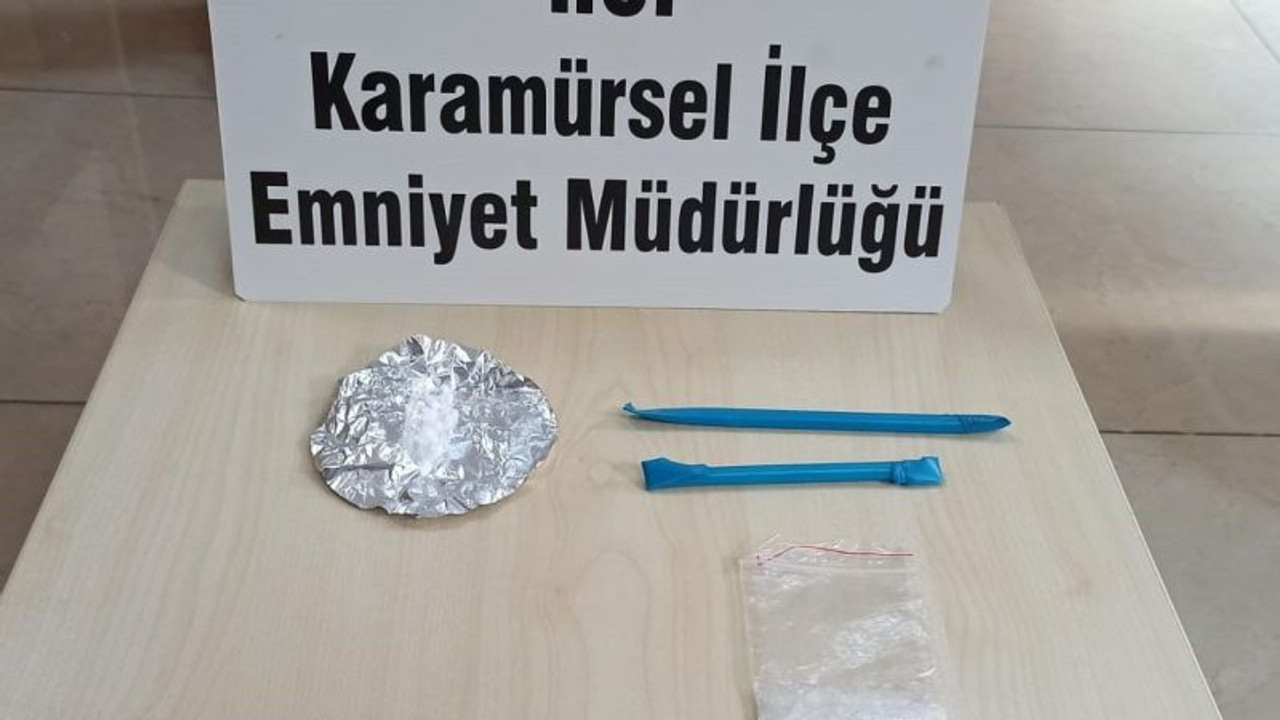 “Dur” ihtarına uymayan motosikletten uyuşturucu çıktı