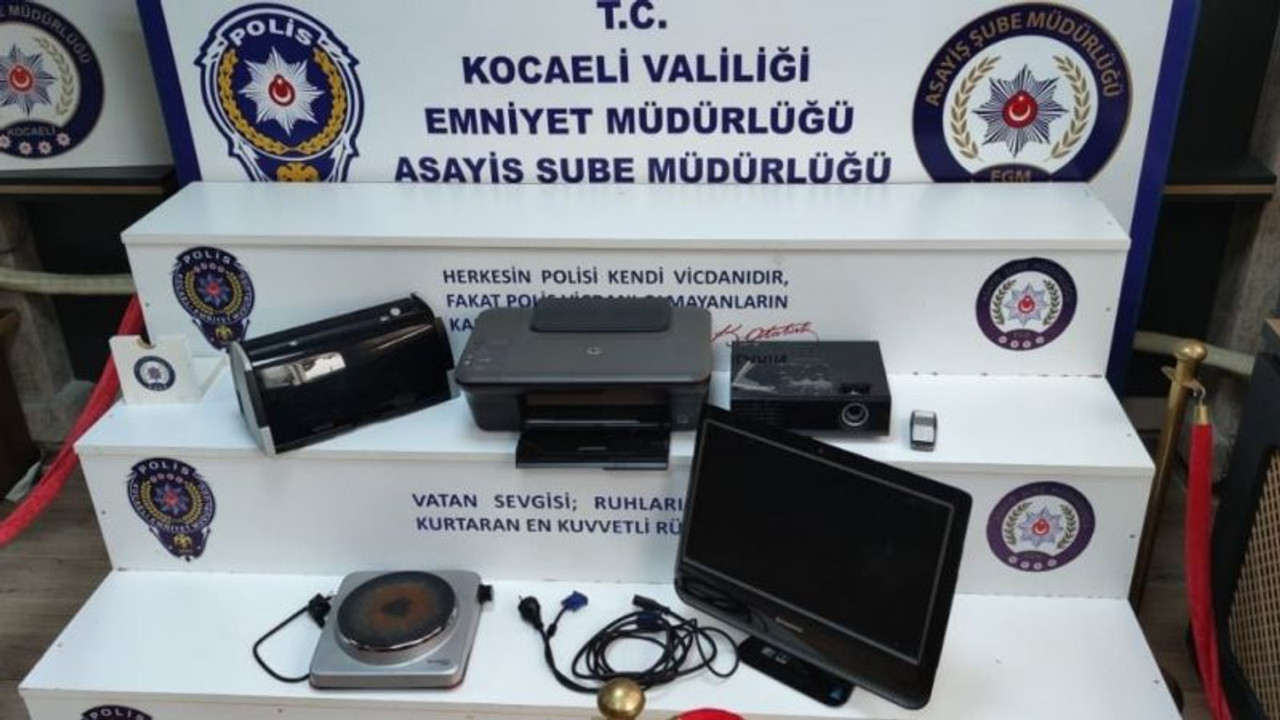 Isıtıcıdan termosa kadar ne buldularsa çaldılar
