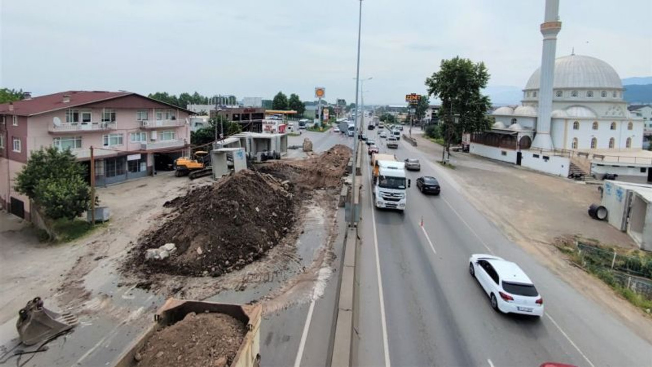 Batakdere Yağmur Suyu Islahı Projesi D-130 Karayolu Geçişinin Yapımına Başlandı