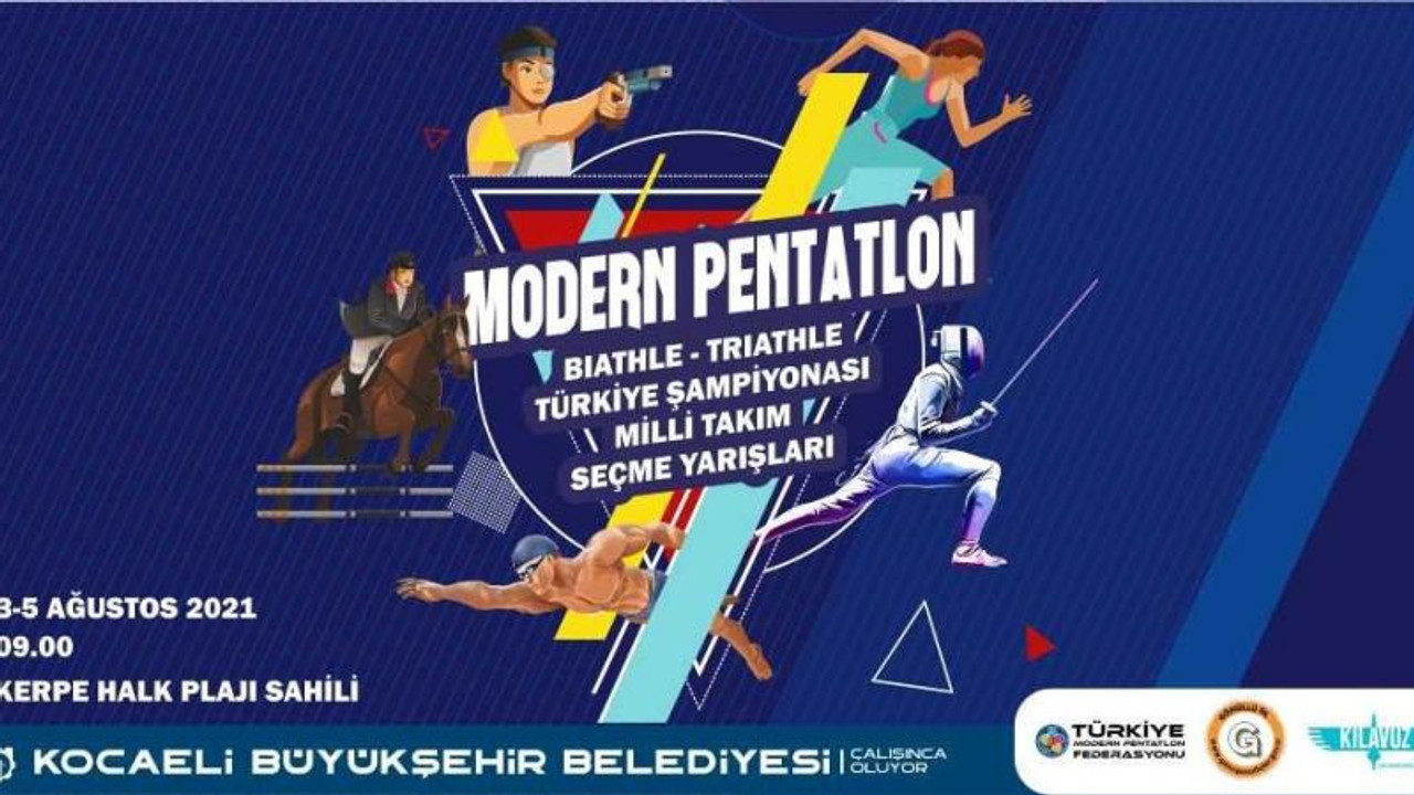 Biathle Triathle Şampiyonası ve milli takım seçmeleri Kocaeli’de