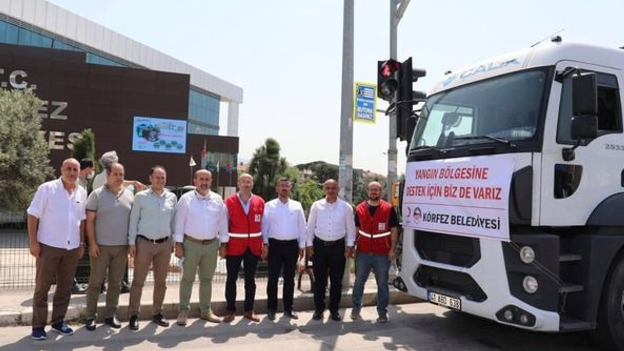 Körfez’den Manavgat’a 1 kamyon yardım malzemesi