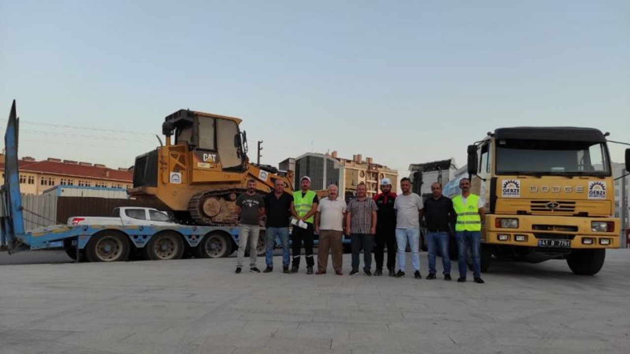 Gebze'den Marmaris’e destek