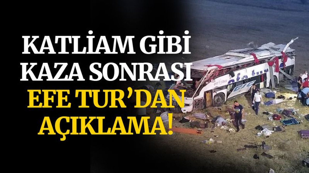 Efe Tur’dan açıklama!