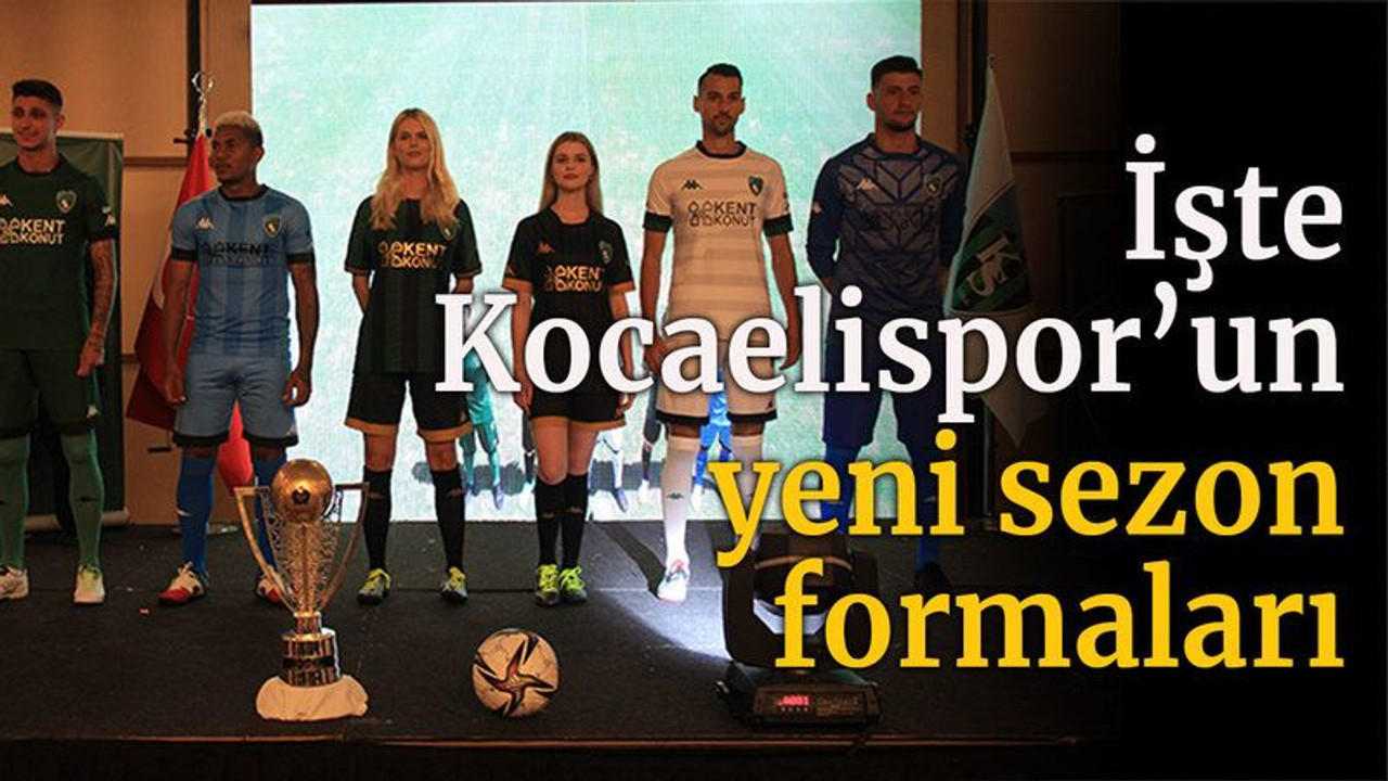 İşte Kocaelispor'un yeni sezon formaları