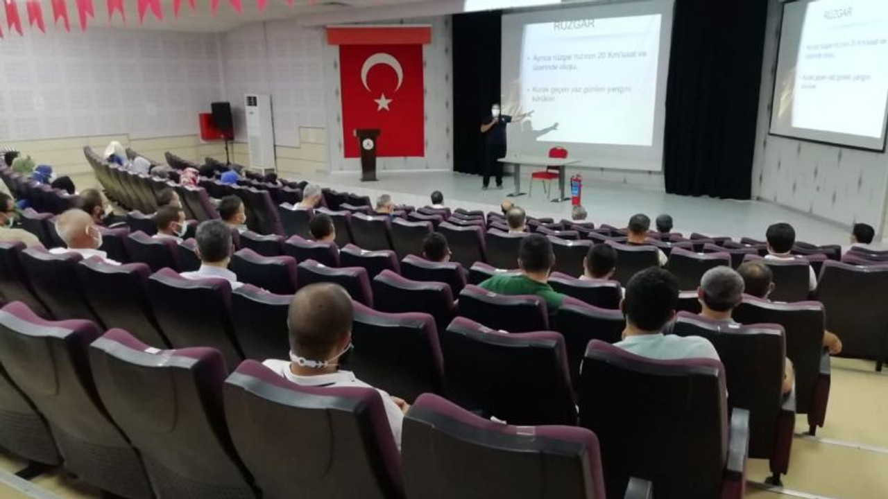 Din görevlilerine yangın eğitimi
