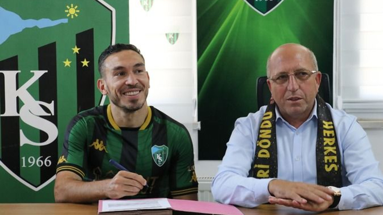 Kocaelispor Mevlüt Erdinç'le 2 yıllık sözleşme imzaladı