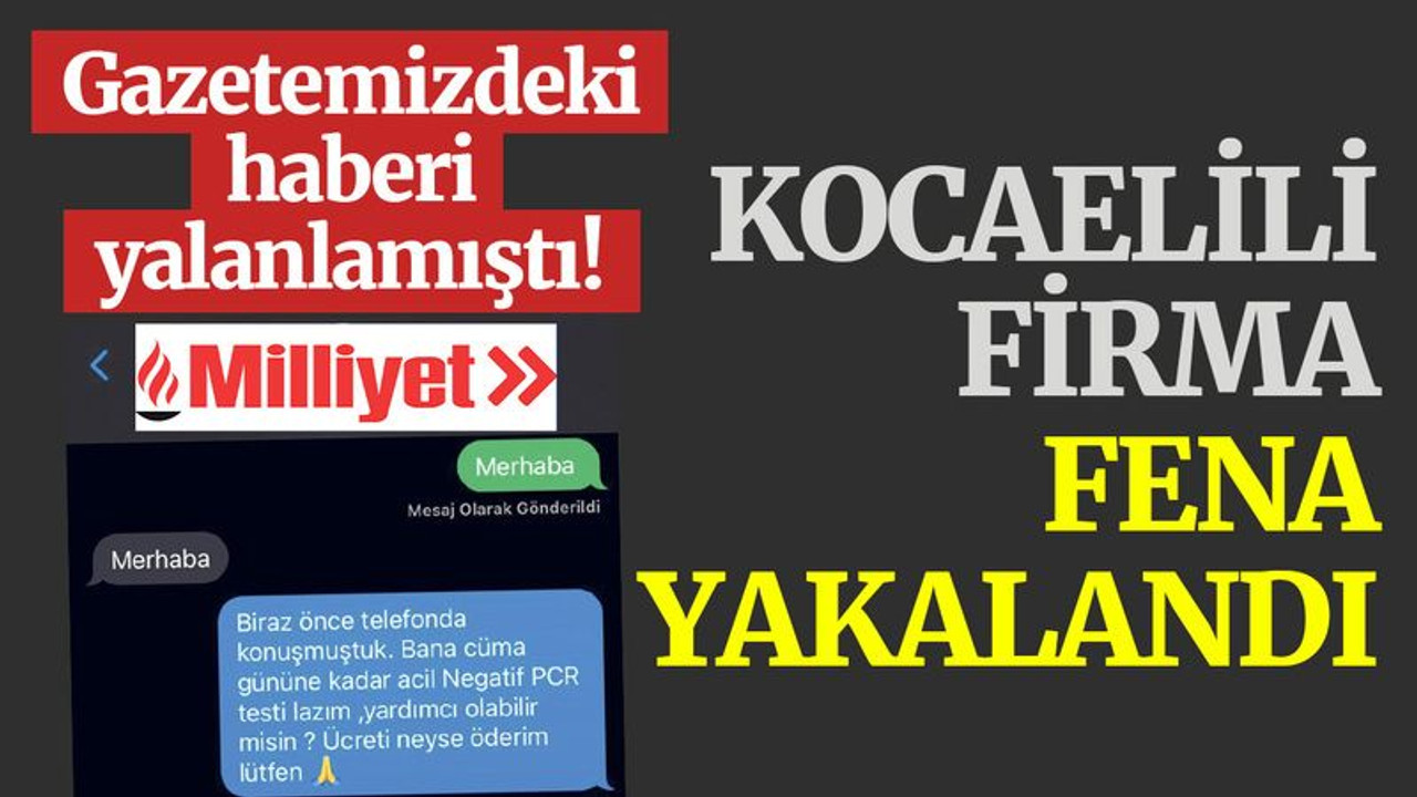 Kocaelili firma ile ilgili korkunç iddia!