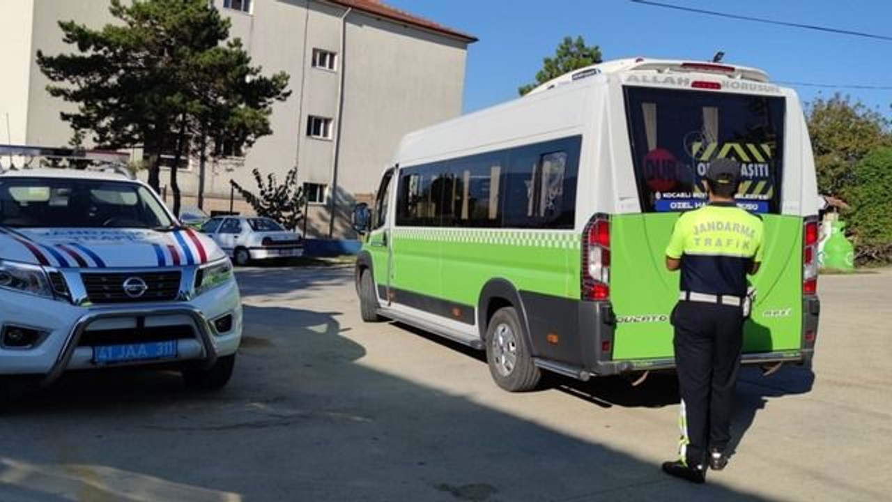 Kurallara uymayan servis araçlarına ceza yağdı