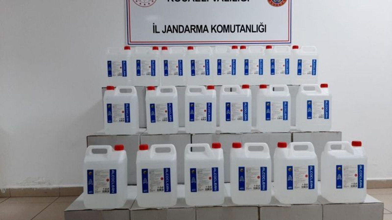 700 litre sahte alkol ele geçirildi
