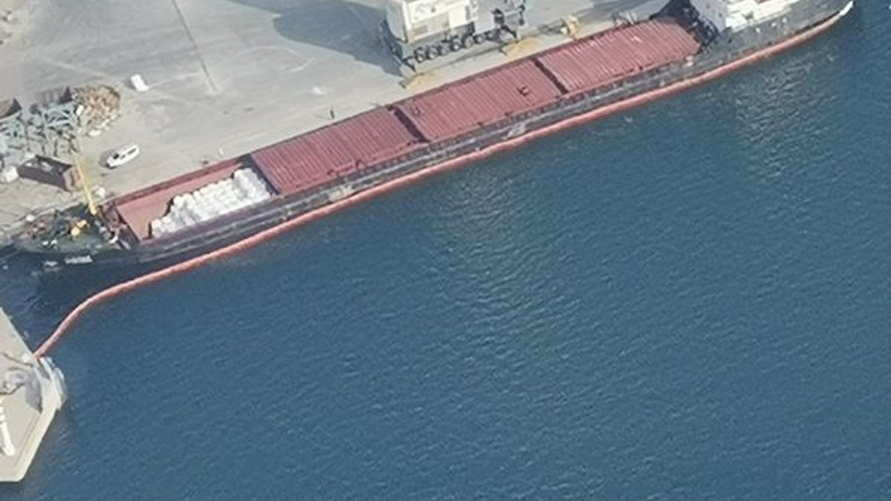 İzmit Körfezi'ni kirleten gemiye 1 milyon 286 bin TL ceza