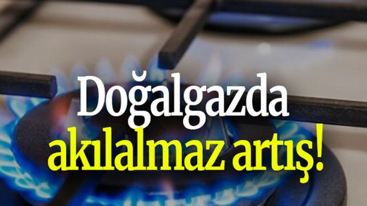 Doğalgazda akılalmaz artış!