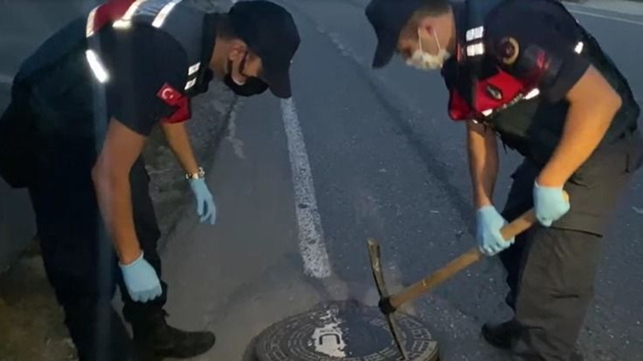 Yağmur suyu giderlerine kimyasal atık atarken yakalandı!