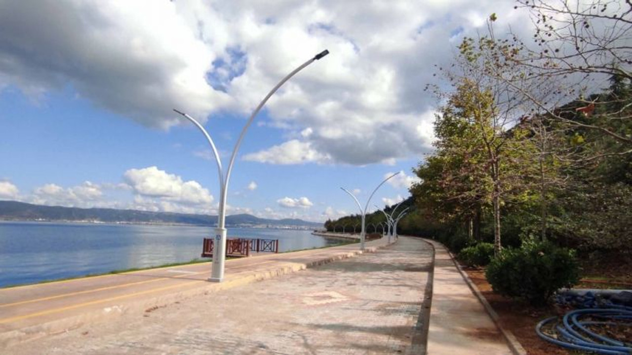 Sahile 5 km’lik yeni yol