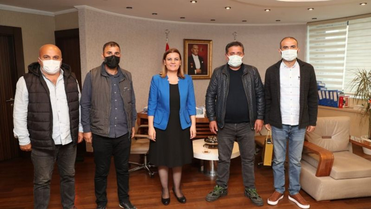 Baldur işçilerinden Hürriyet’e teşekkür ziyareti