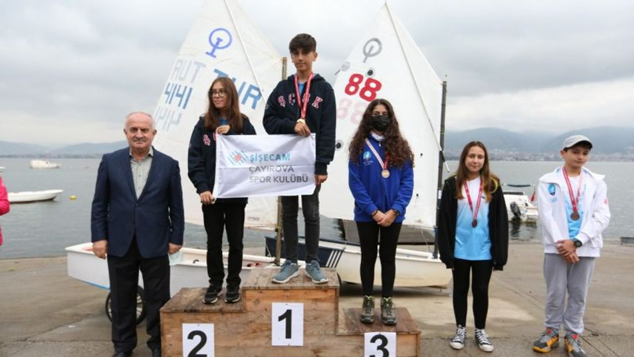 Derince’de yelken heyecanı sona erdi
