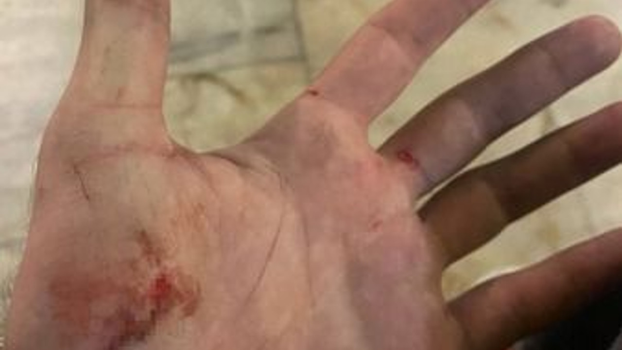 Trafikte tehlikeli paten yolculuğu hüsranla bitti
