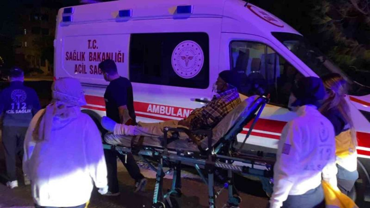 Yaşlı adam ısınmak isterken canından oluyordu