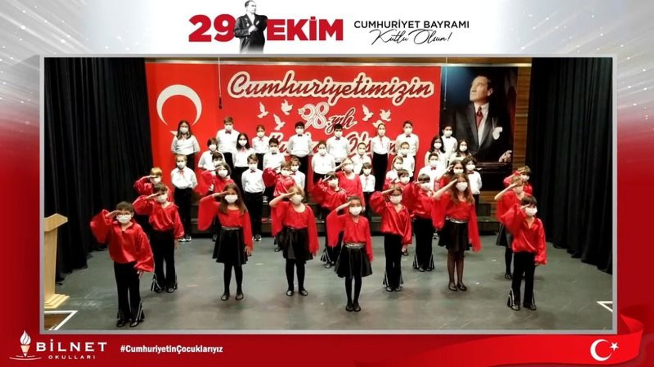Bilnet'te Cumhuriyetin 98. yılı coşkuyla kutlandı