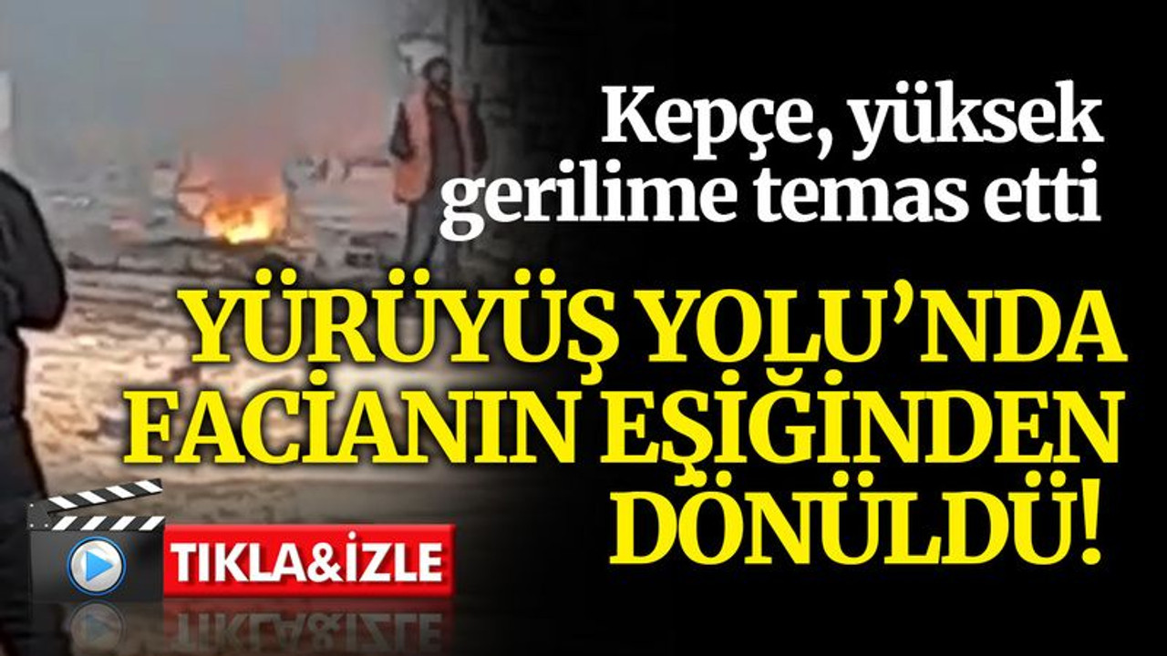 İzmit Yürüyüş Yolu’nda facianın eşiğinden dönüldü!